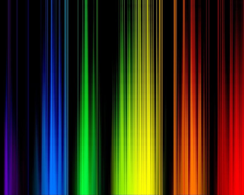 vertical rainbow stripes