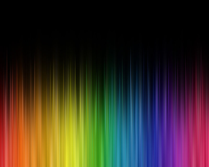 vertical rainbow stripes