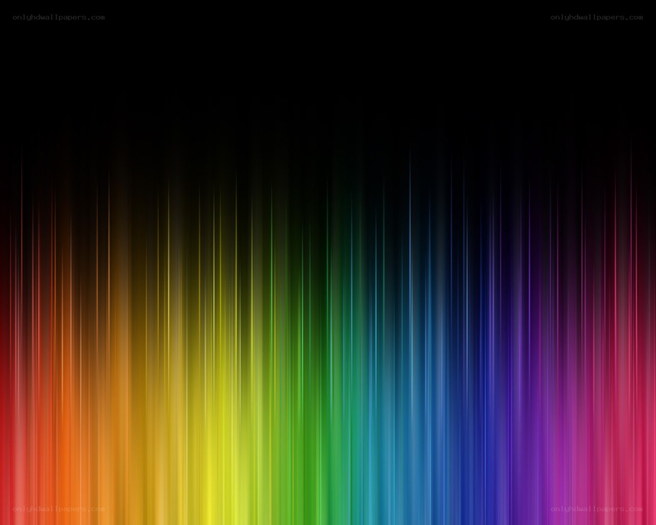 vertical rainbow stripes