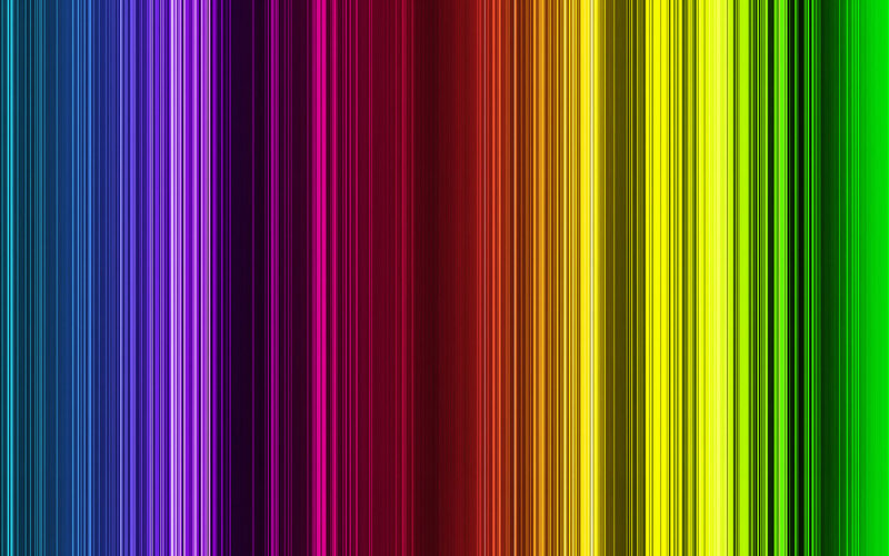 vertical rainbow stripes