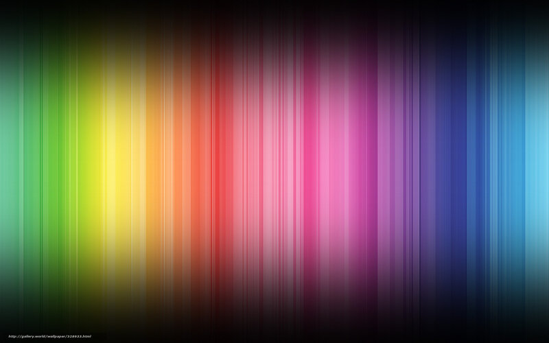 Vertical Rainbow Stripes — Green, Calm, Abstract