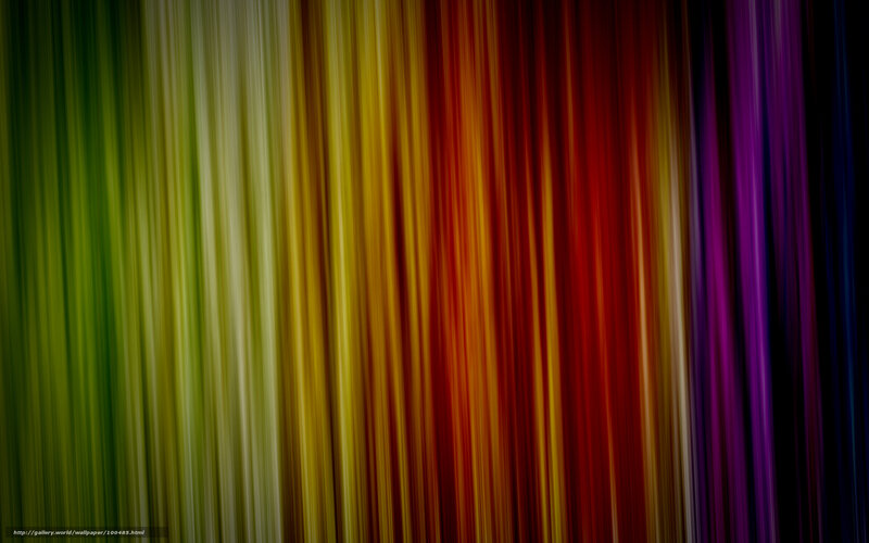Vertical Rainbow Stripes — Green