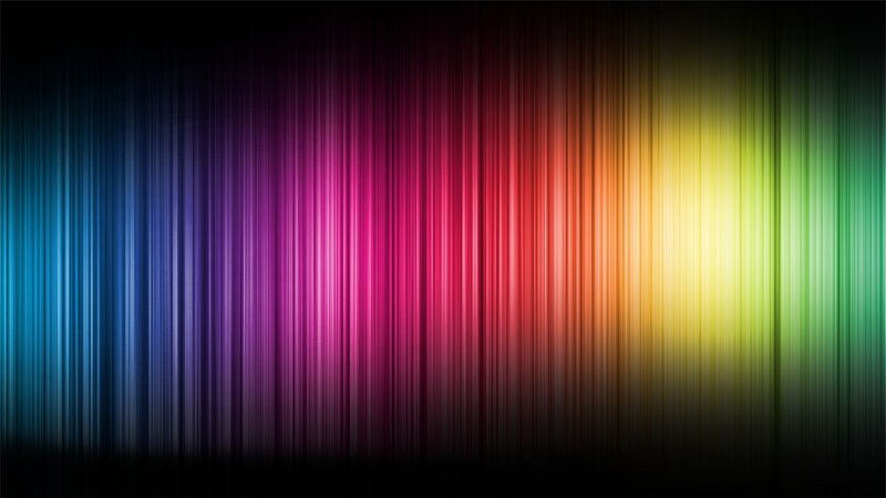 Vertical Rainbow Stripes — Red, Vibrant, Abstract, Color Gradient