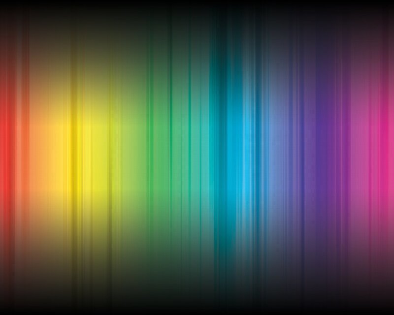 Vertical Rainbow Stripes — Red, Vibrant, Abstract, Gradient, Yellow, Green