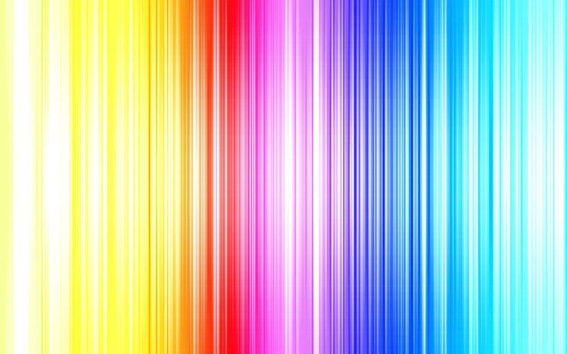 vertical rainbow stripes