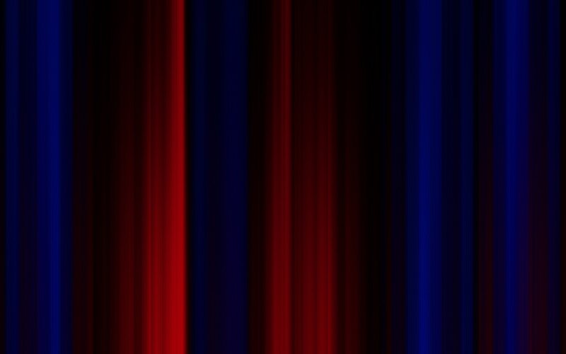 Vertical Red and Blue Stripes — Dark