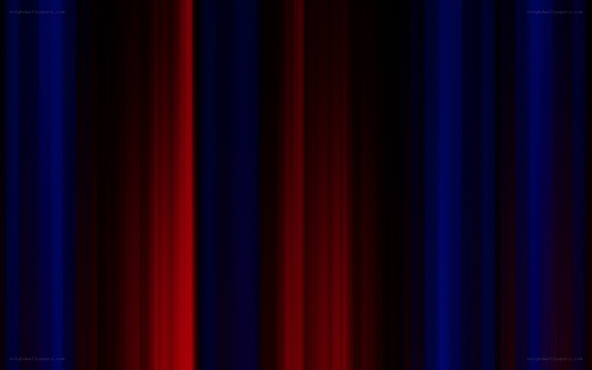 vertical red and blue stripes