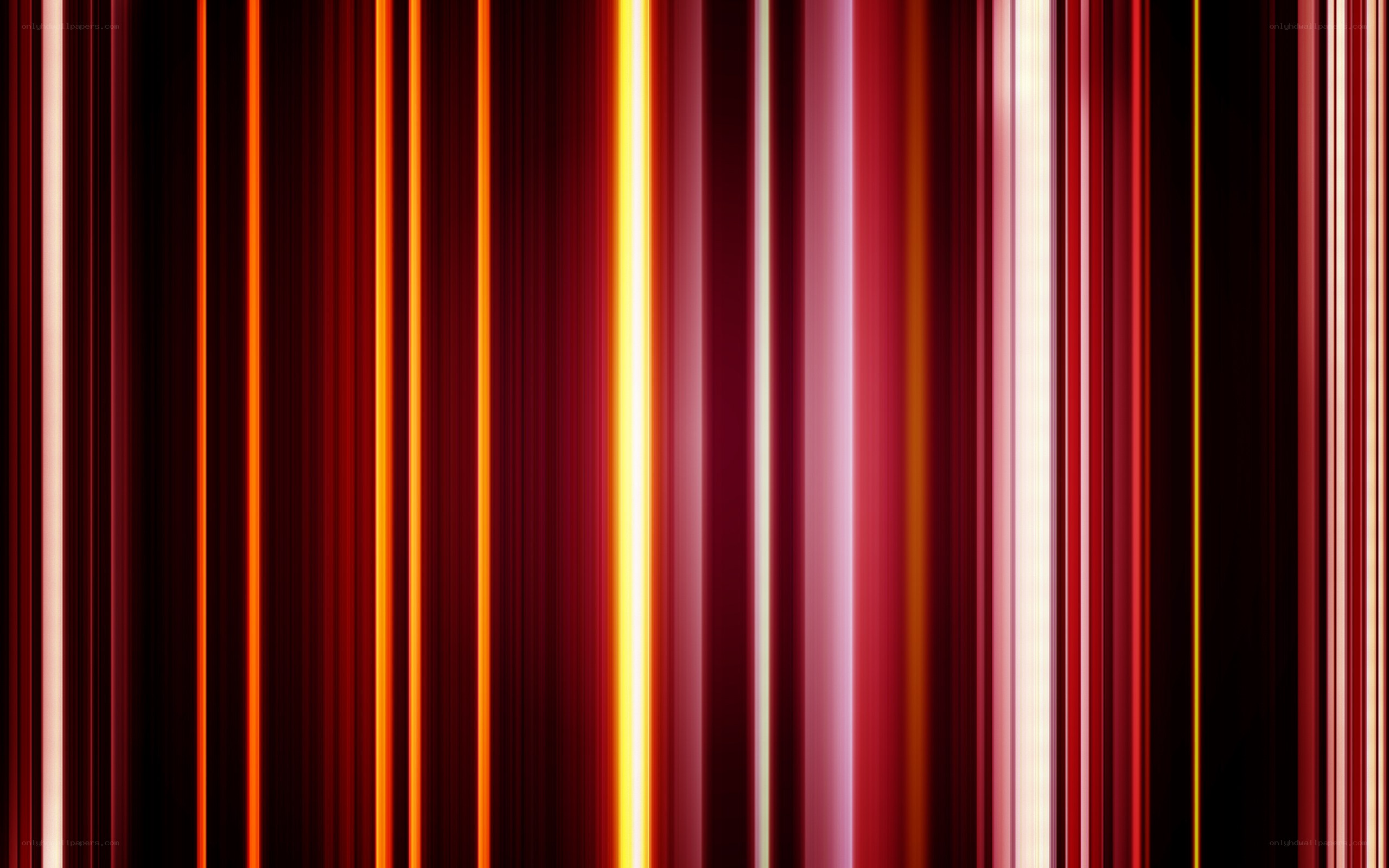 vertical red and orange light streaks