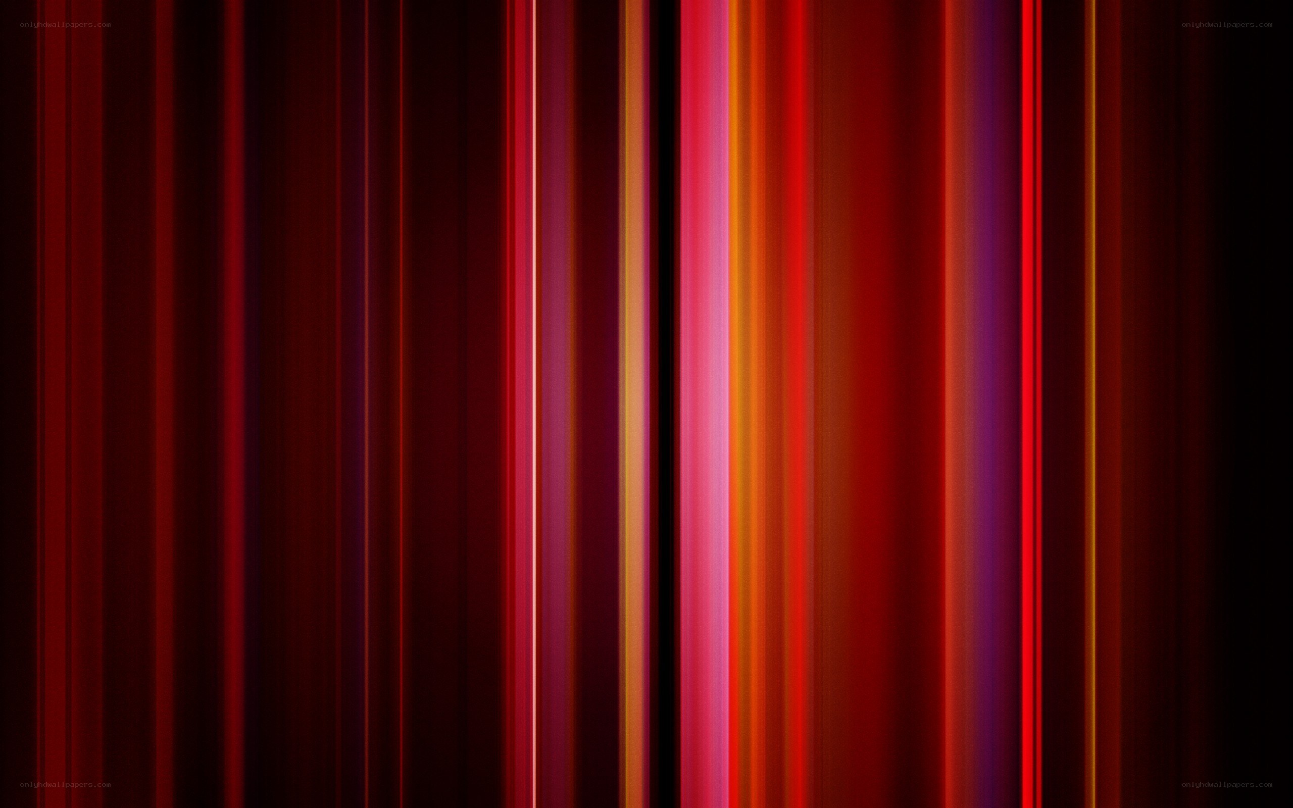 vertical red light stripes
