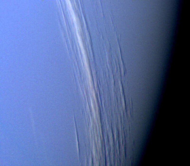 Vertical Streaks on Blue Surface
