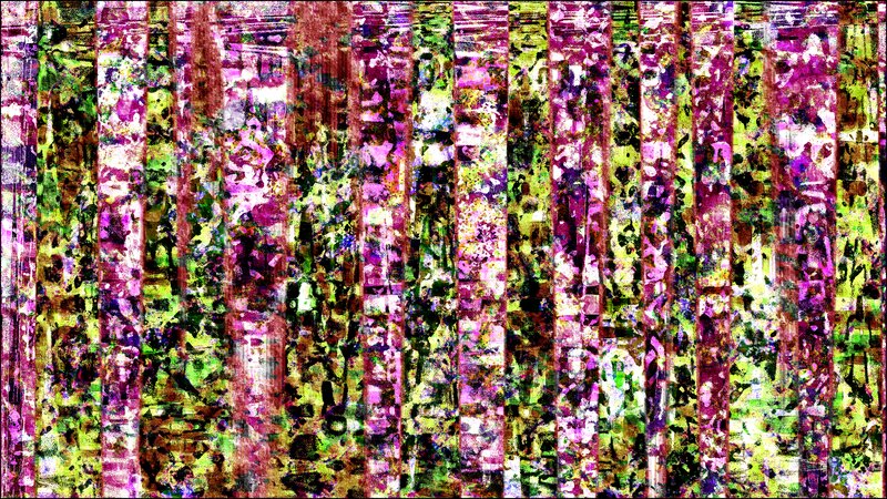 Vertical Striped Pattern — Purple, Chaotic