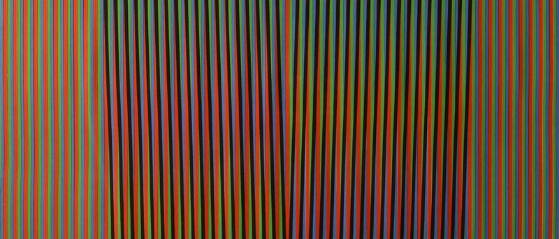 Vertical Striped Pattern — Red, Calm, Abstract
