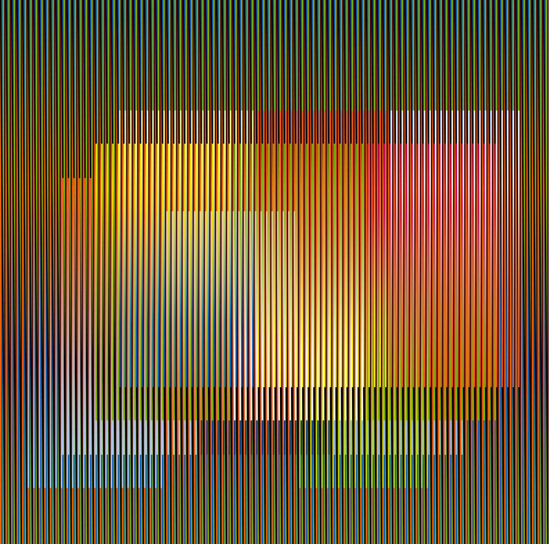 Vertical Striped Pattern — Yellow, Dynamic