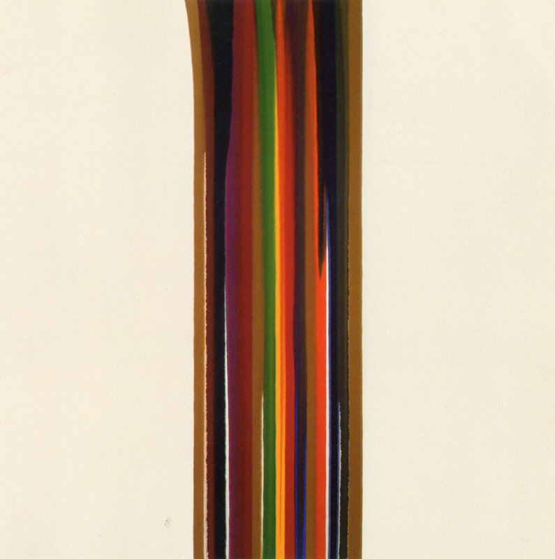 Vertical stripes of color