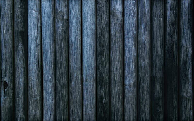 Vertical Wooden Planks — Blue