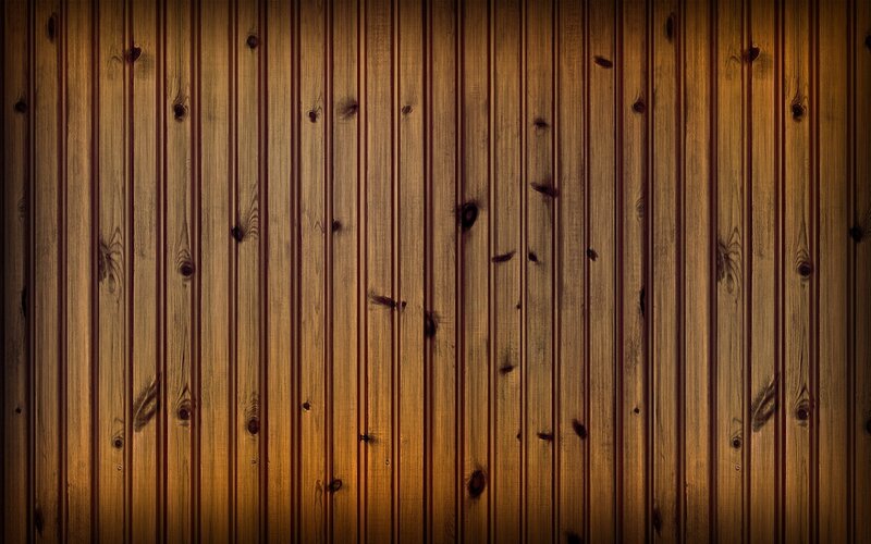 Vertical Wooden Planks — Brown