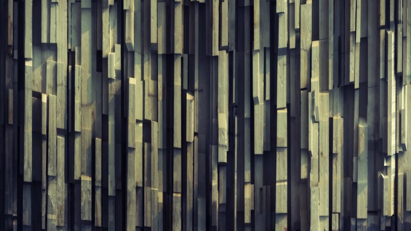 Vertical Wooden Slats