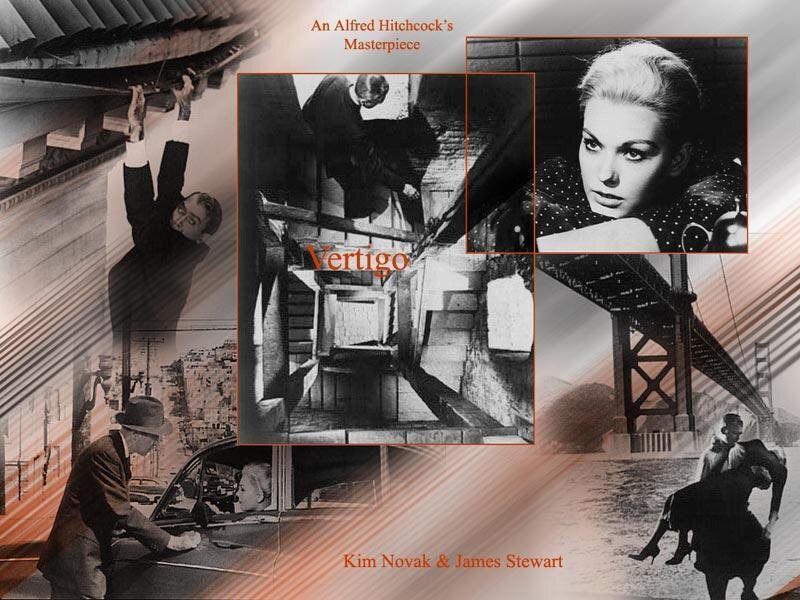 Vertigo movie poster collage