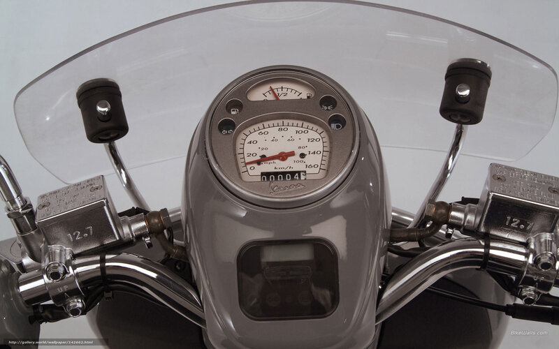 Vespa scooter dashboard