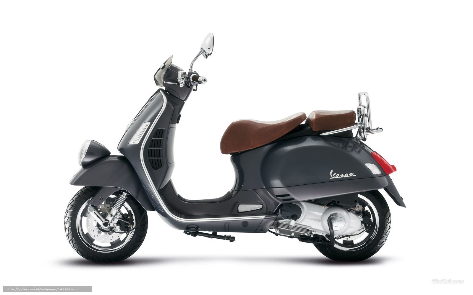 Vespa scooter side profile