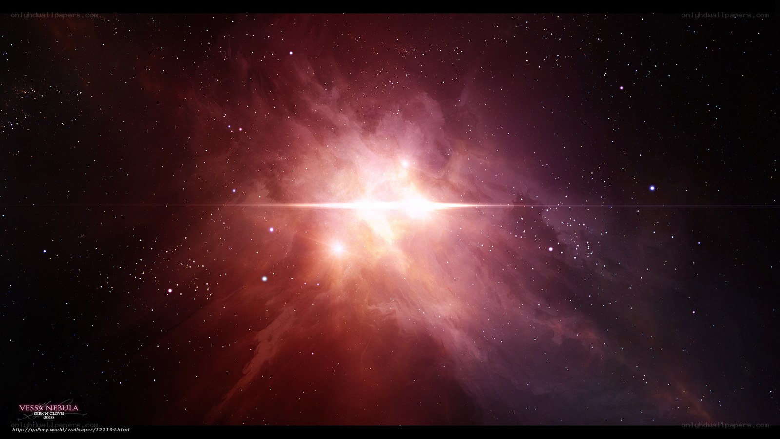 Vessa Nebula in space