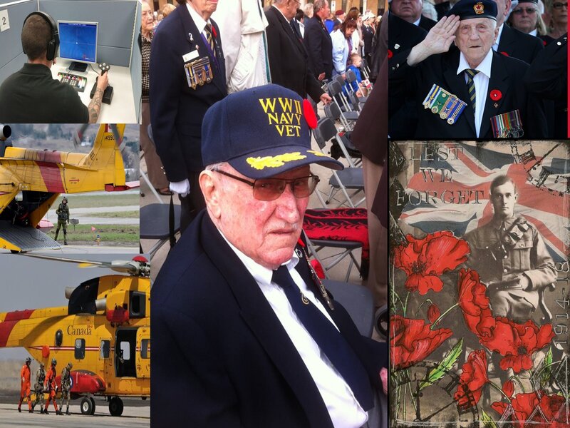 Veteran at Ceremony