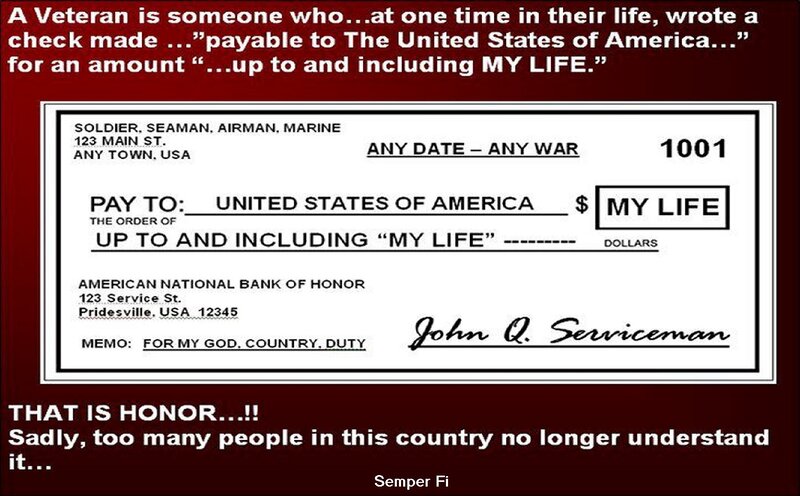 Veteran Honor Check
