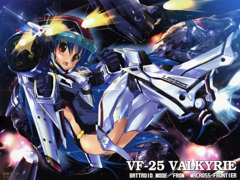 VF-25 Valkyrie in battle