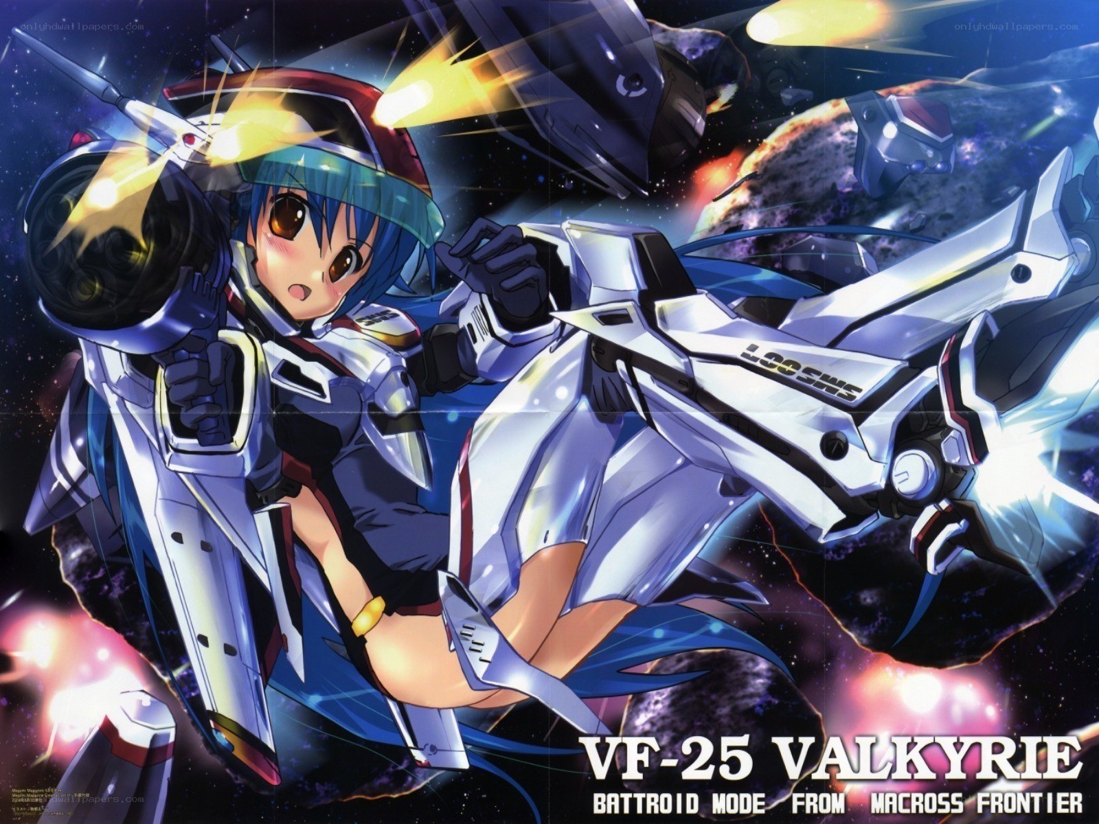 VF-25 Valkyrie in battle