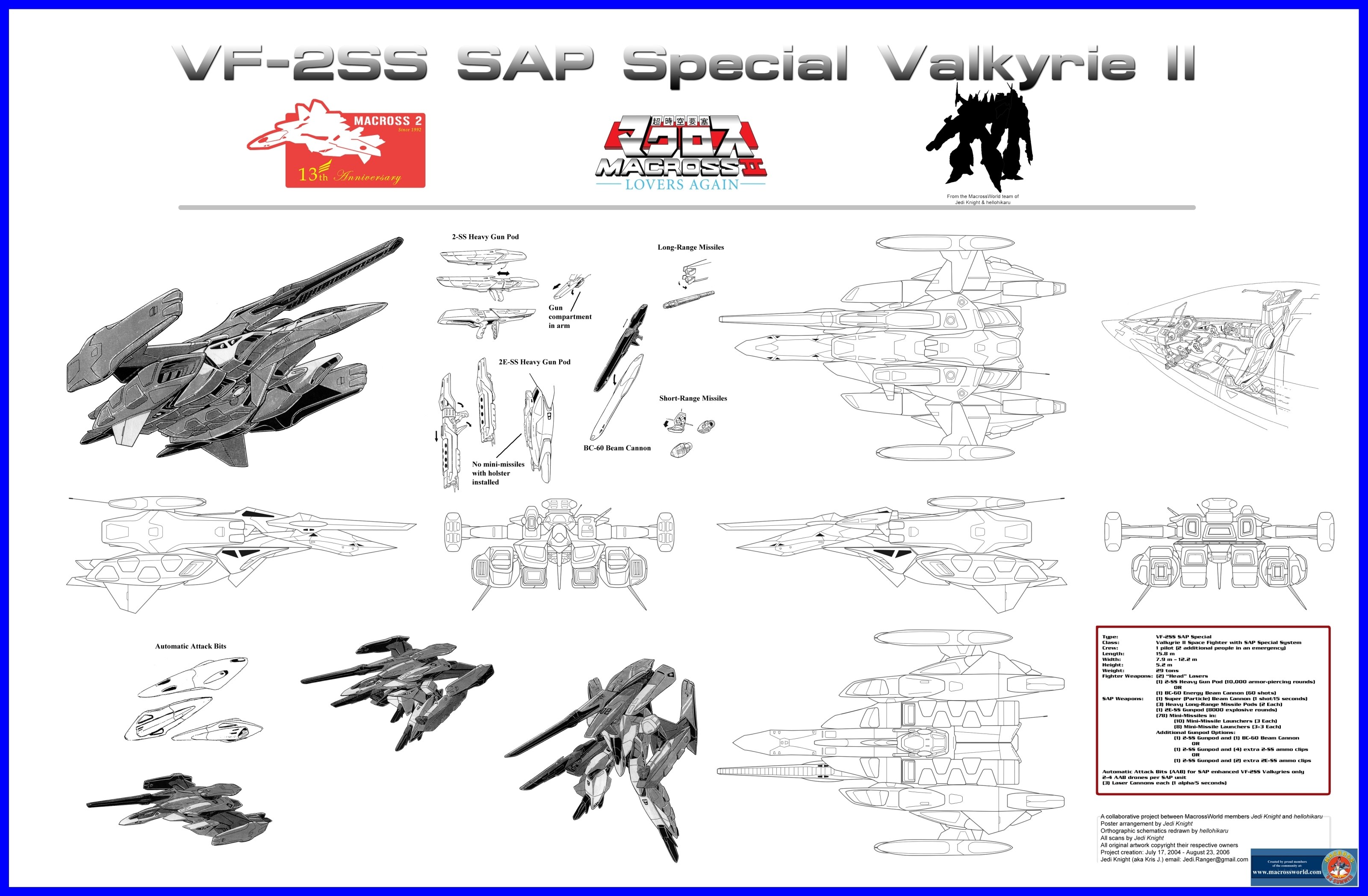 VF-2SS Valkyrie II specs