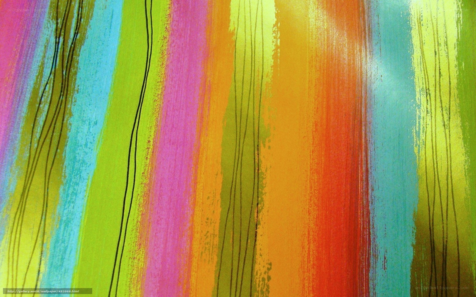 vibrant abstract brushstroke art