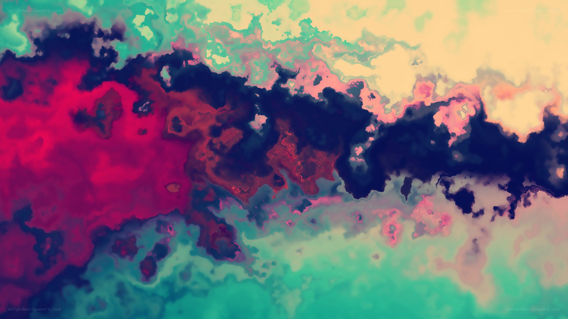 vibrant abstract color blend