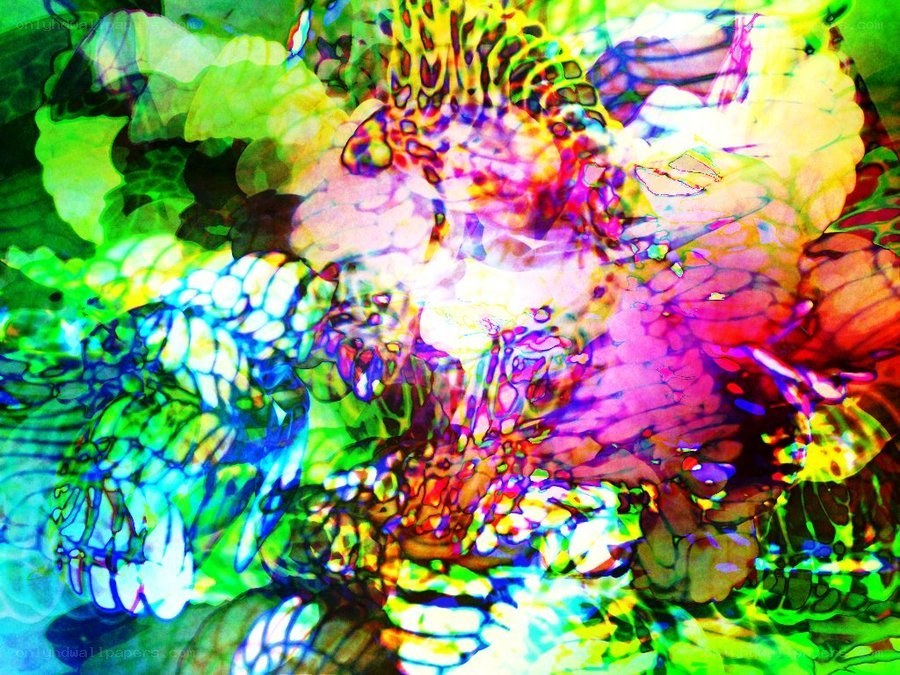 vibrant abstract color blend