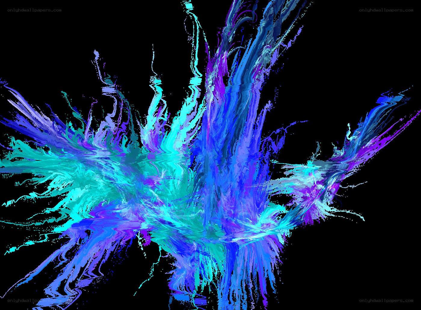 vibrant abstract color burst