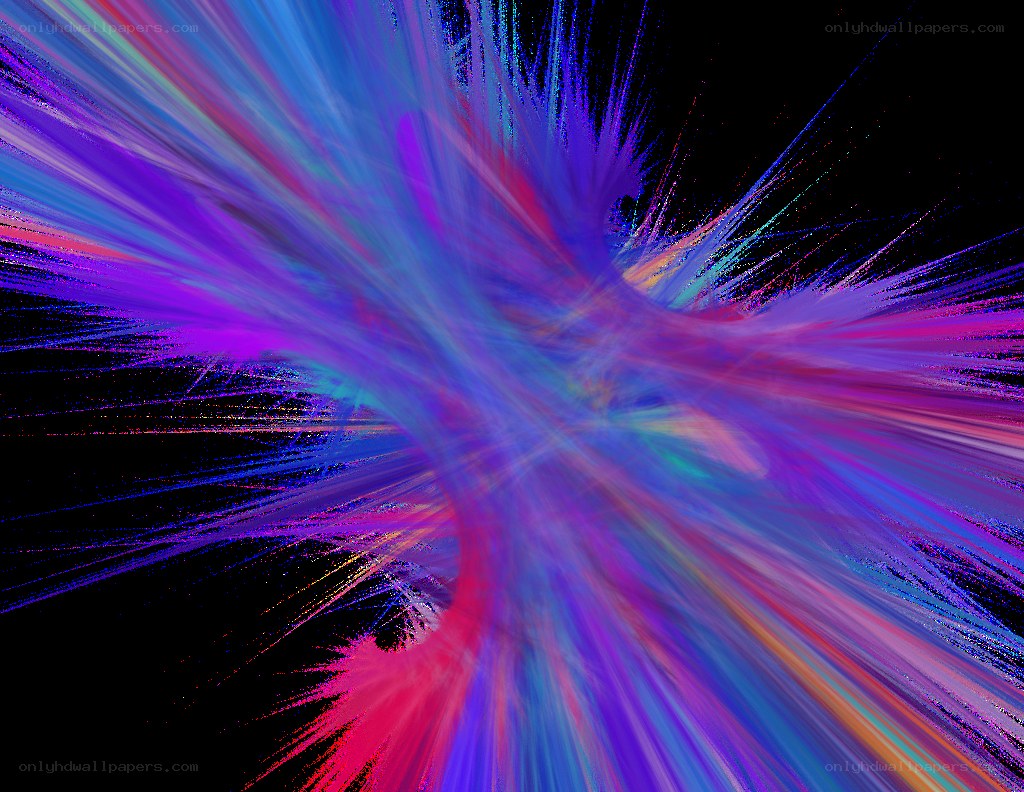 vibrant abstract color burst