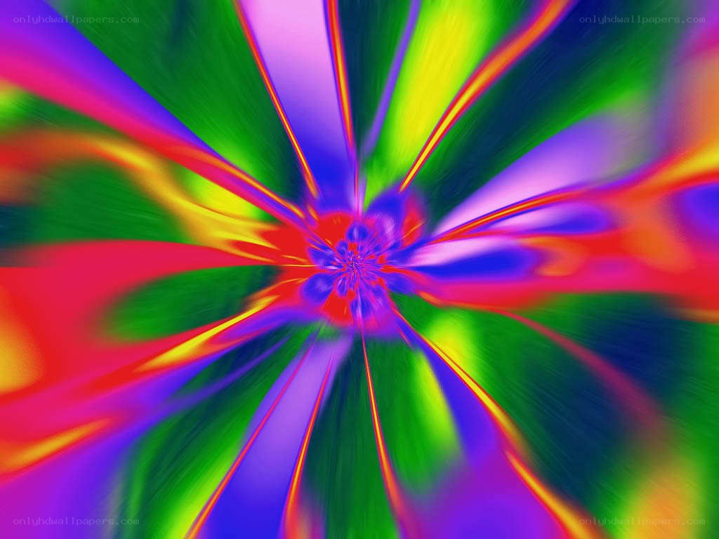 vibrant abstract color burst