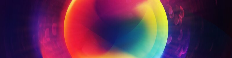 vibrant abstract color circle