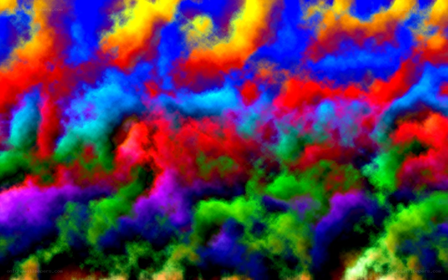 vibrant abstract color clouds