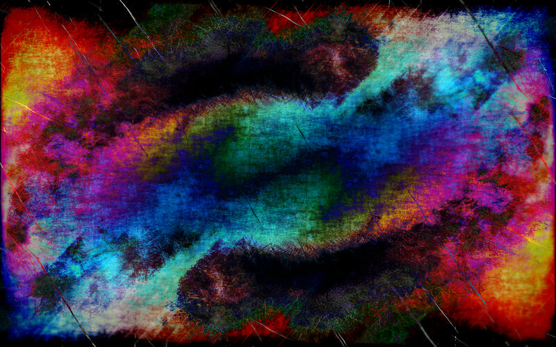 vibrant abstract color explosion