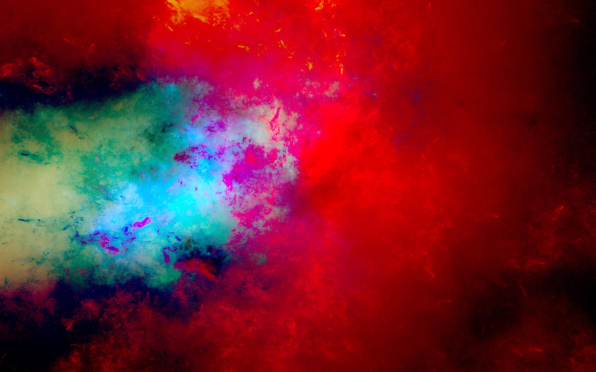 vibrant abstract color explosion