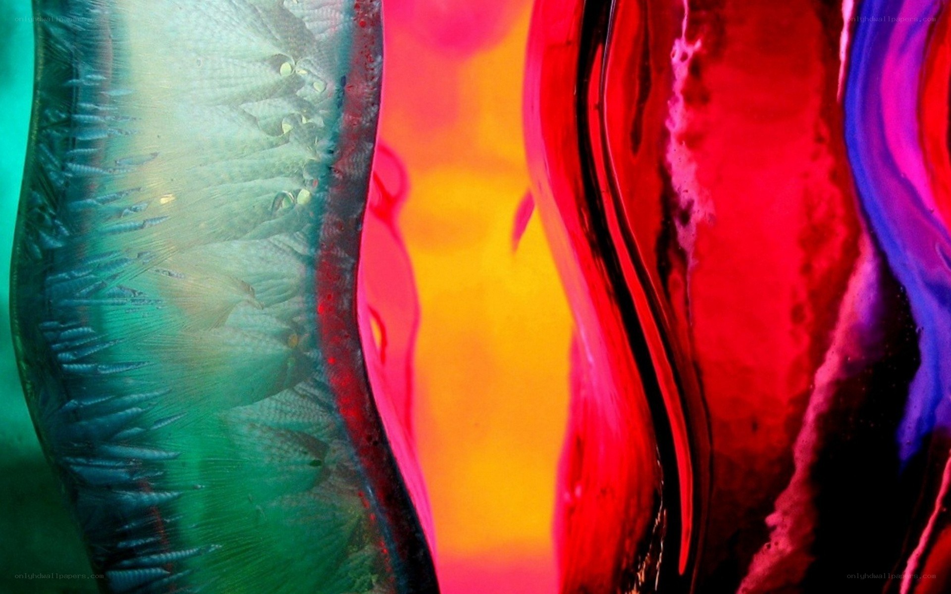 vibrant abstract color flow
