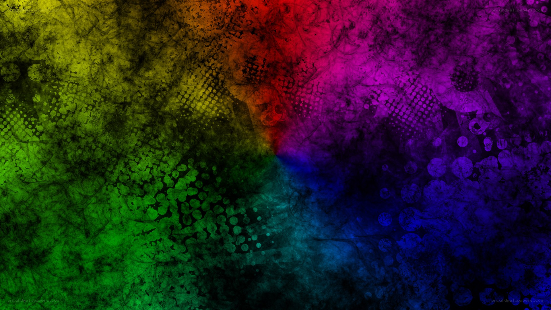 vibrant abstract color gradient