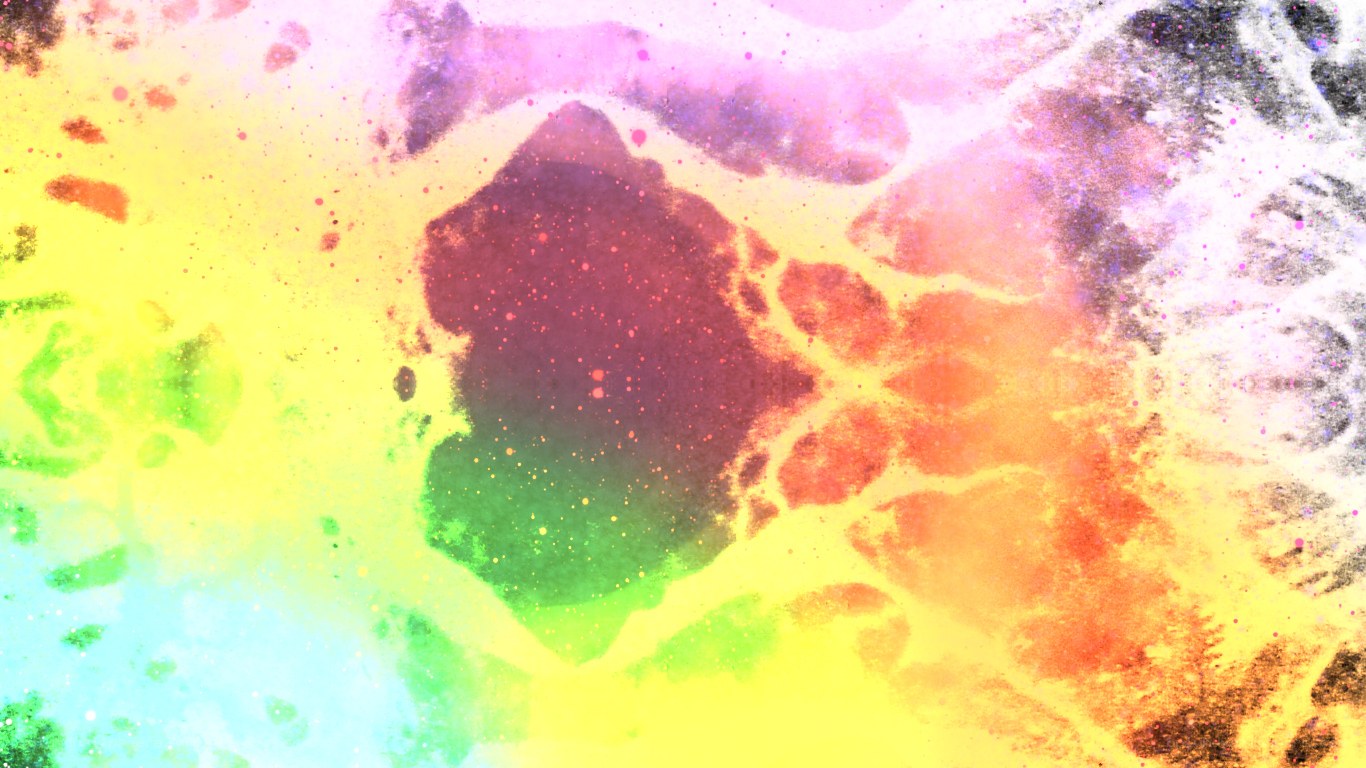 vibrant abstract color splatter