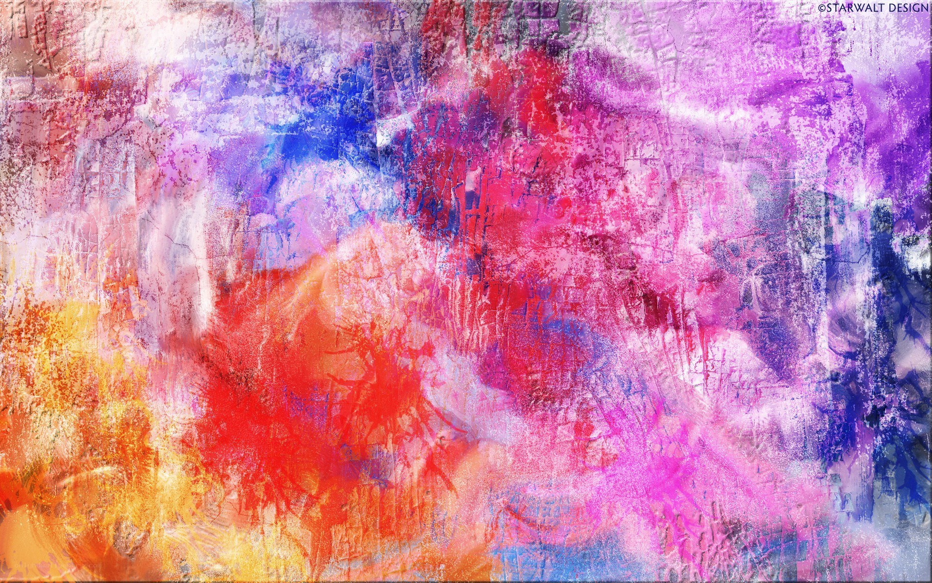 vibrant abstract color splatter