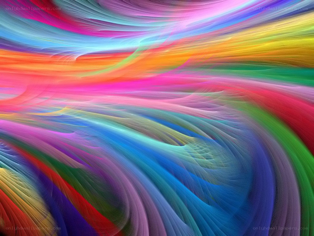 vibrant abstract color swirl