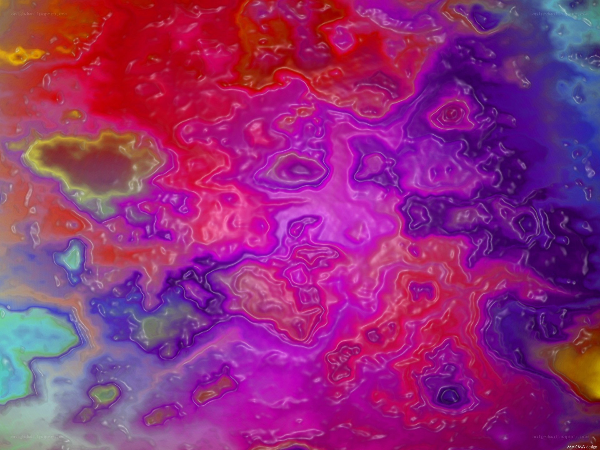 vibrant abstract color swirl