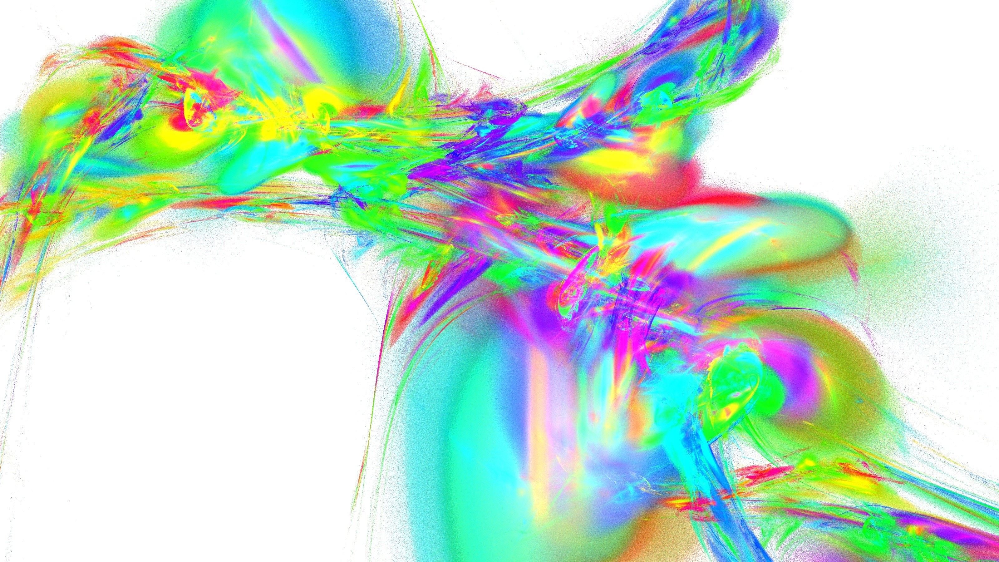 vibrant abstract color swirl