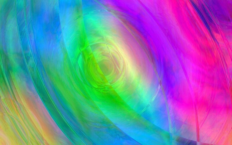 vibrant abstract color swirl