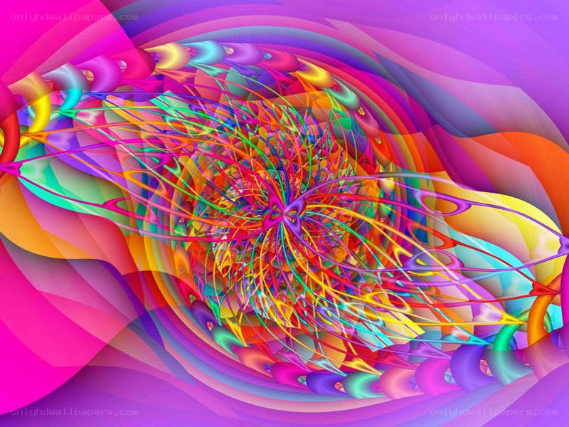 vibrant abstract color swirl