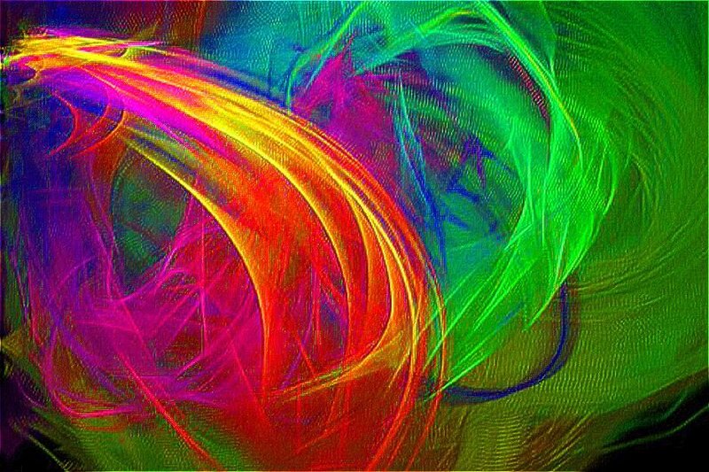 vibrant abstract color swirl